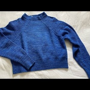 Vibrant Royal Blue Cozy Free People “Too Good” Sweater
